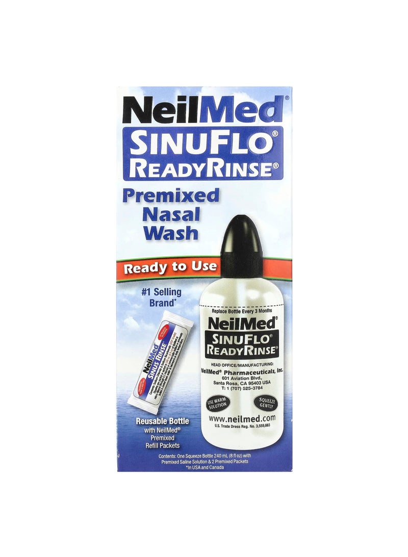 SinuFlo® ReadyRinse®, Premixed Nasal Wash, 2 Piece Kit
